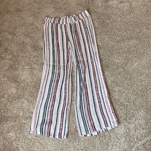Apt 9, Medium, striped flow pants